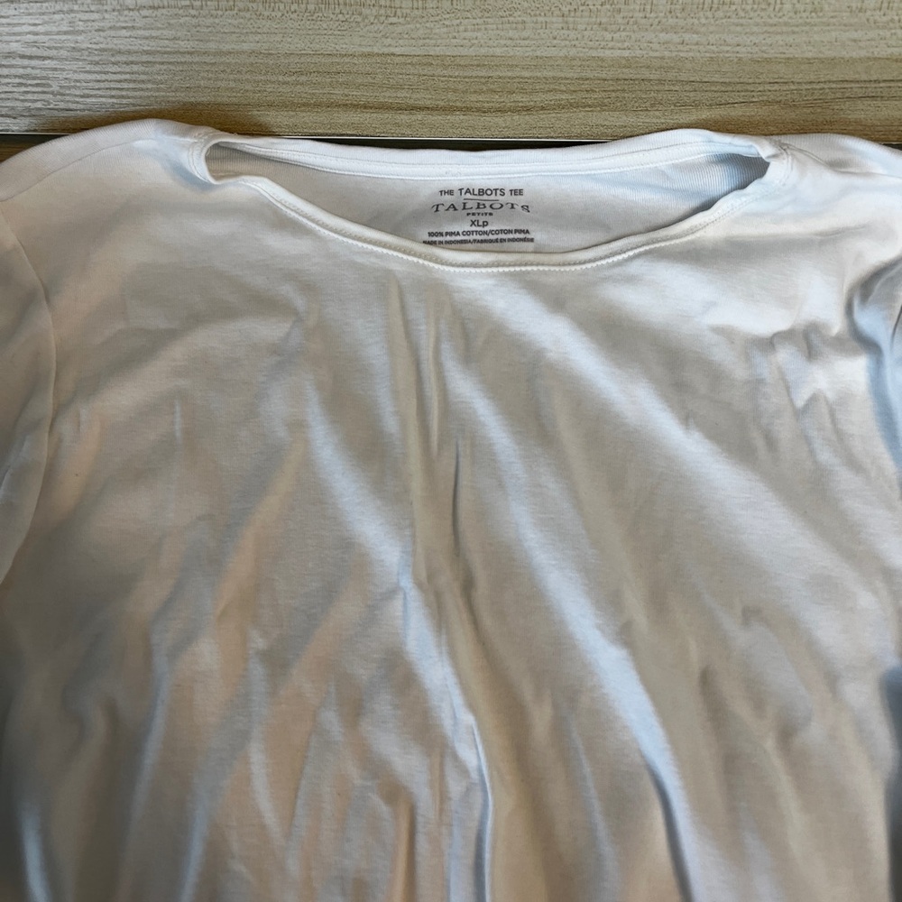 Talbots Petite Pima Cotton Tee